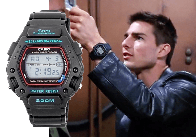 “Миссия: невыполнима” (1996): наручные часы Тома Круза (Итана Ханта) Casio G-Shock DW-290