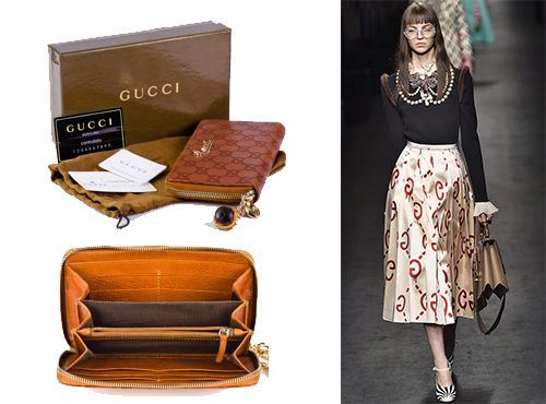 Кожаное портмоне женское Gucci 